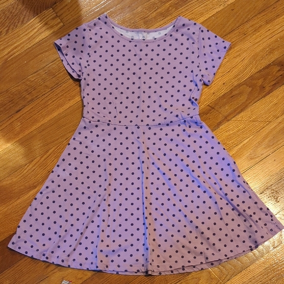 Place Lavender Polka Dot Dress - Picture 1 of 4